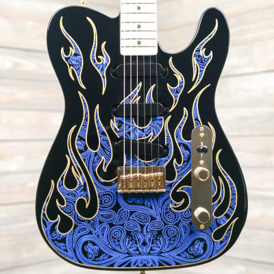 Fender James Burton Telecaster - Blue Paisley Flames (84038-5C) for sale