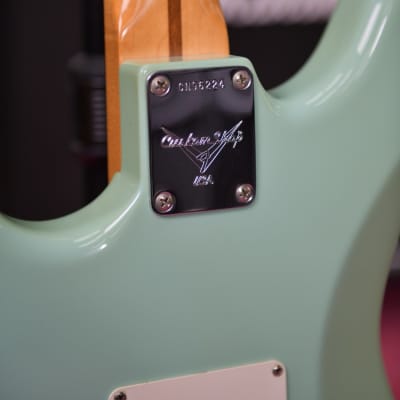 Fender Custom Shop Cyclone Aged Daphne Blue USA 2002 | Reverb