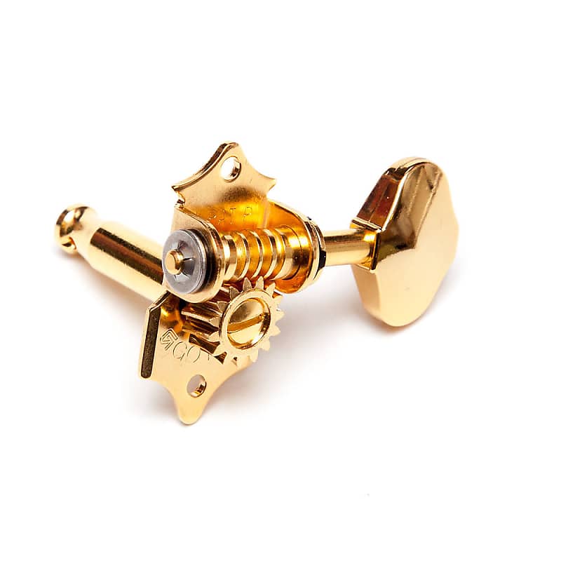Gotoh SE780 Tuners 3 x 3 Martin/StaTite/Waverly Style (Gold, Reverb