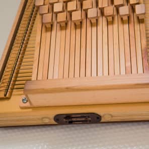one of a kind LEFT-HANDED  Evoharp 21-bar Chromatic Autoharp   w/ built-in preamp image 10
