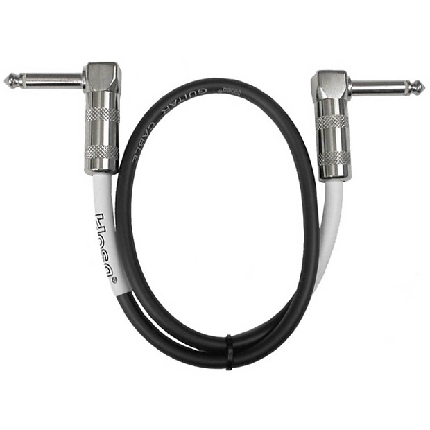 Hosa CPE-118 Right-Angle 1/4" TRS Male to Same Guitar Patch Cable - 18" image 1