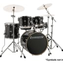 Ludwig 5-Piece Evolution Drum Kit with Hardware (Black Sparkle) - 20" Bass Drum