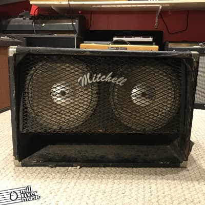 Mitchell Vintage 2x10" Guitar Speaker Cabinet 1970s-80s image 1