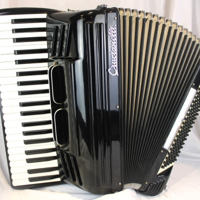 6449 - Black Pancordion Crucianelli Piano Accordion LM 41 120 | Reverb