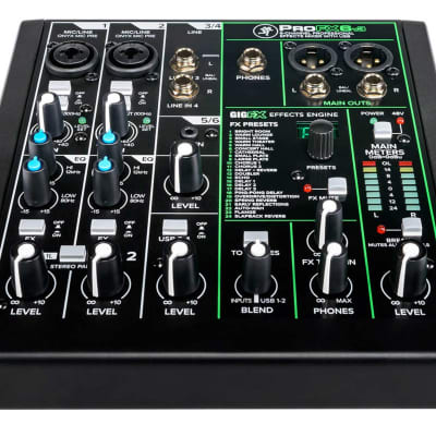 Mackie ProFX6v3 6-Channel Professional Effects Mixer w/USB ProFX6 v3 image 2