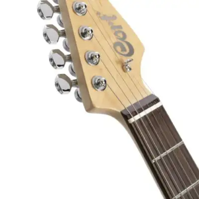 Cort G280SELECTTBK G Series Double Cutaway Electric Guitar. See Through Black image 5