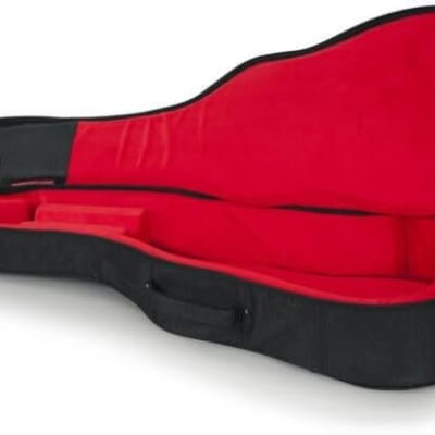 Gator GT-ACOUSTIC-BLK Transit Acoustic Guitar Bag Charcoal image 9