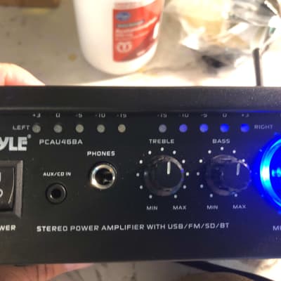 Pyle  PCAU46BA 2021 Black Tube amplifier/receiver image 2