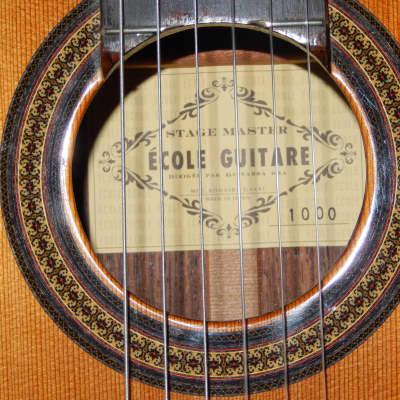 MADE IN 2010 BY EICHI KODAIRA - ECOLE SM1000 - DEEPLY ROMANTIC CLASSICAL GUITAR image 5