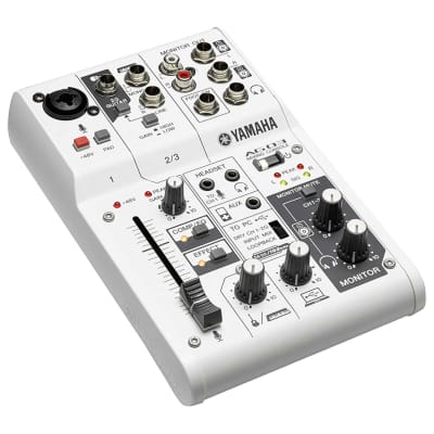 Yamaha AG03 Multipurpose 3-Channel Studio Live Mixer with USB Audio Interface image 2