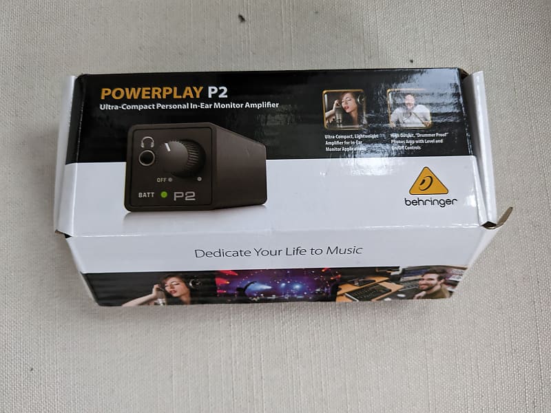 Behringer P2 Ultra-Compact Personal In-Ear Monitor Amplifier | Reverb