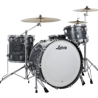 Ludwig Pre-Order Legacy Maple Vintage Black Oyster Pro Beat 14x24_9x13_16x16 Drums Shell Pack Special Order | Authorized Dealer image 1