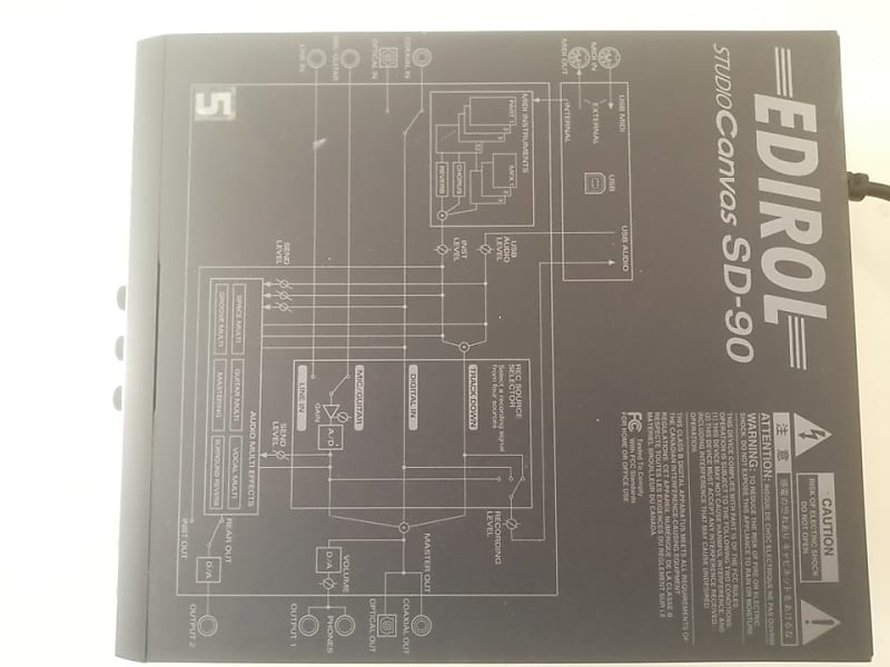 Edirol SD-90 Studio Canvas USB Digital Audio Studio | Reverb Edirol SD-90 Studio Canvas USB Digital Audio Studio | Reverb