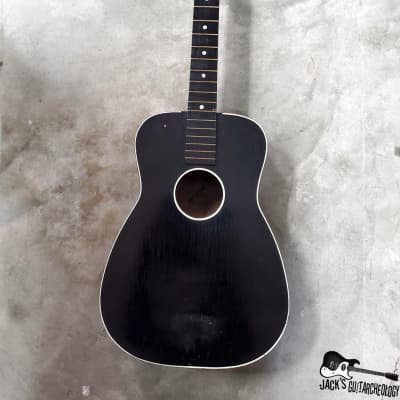 Luthier Special: Harmony / Kay / Truetone Guitar Husk Project (1950s, Black) image 16