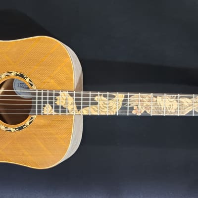 Blueberry NEW IN STOCK Handmade Dreadnought Acoustic Guitar image 1