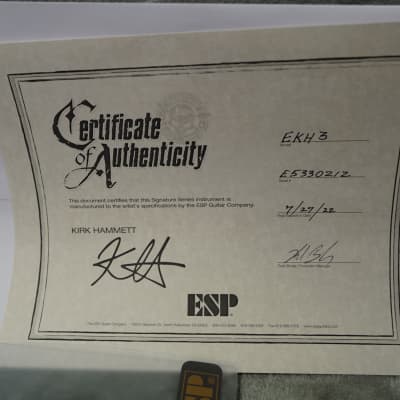 ESP 30th Anniv. Kirk Hammett KH-3 Spider 6-String Electric Guitar w/ Case (2022) image 7