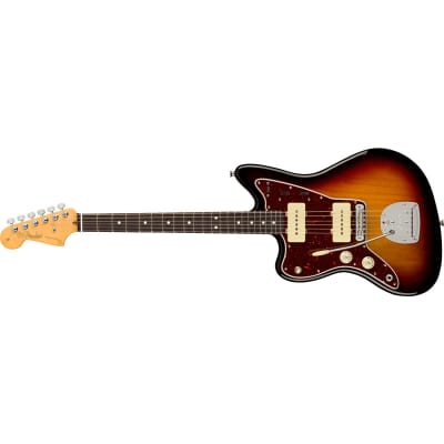 Fender American Professional II Jazzmaster Electric Guitar Left-Hand Rosewood Fingerboard 3-Color Sunburst - 0113980700 image 1