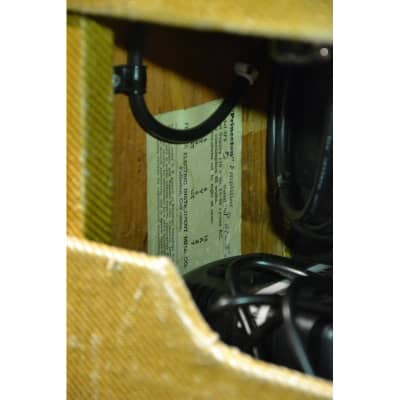 1956 Fender Princeton Model 5F2 5W Guitar Amp tweed image 11