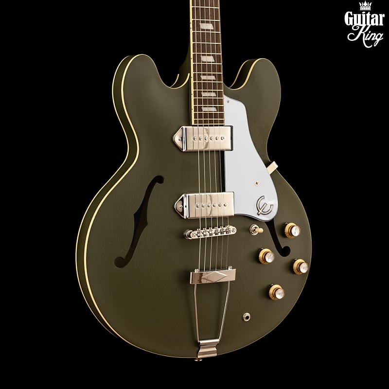 Epiphone Casino Worn Olive Drab | Reverb