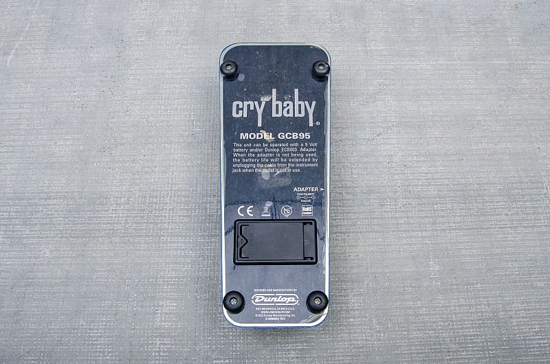 Used Dunlop BR95 British Invasion Cry Baby Wah