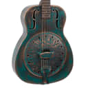 Recording King Swamp Dog Metal Body Resonator - Distressed Vintage Green