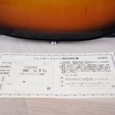 Fender MG-69 Mustang Reissue MIJ 2010 Sunburst Made in Japan w/ Bag, Paperwork image 4