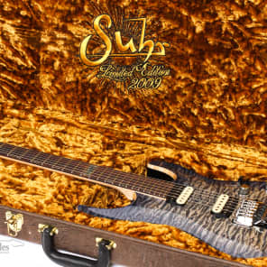 Suhr Modern Carve Top 2009 LE, Serial #1 – Faded Trans Whale Blue Burst on a 3/4" Quilted Maple Top image 10