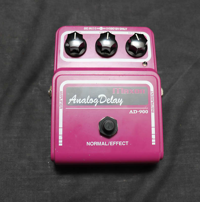 Maxon AD-900 Analogue Delay w/true bypass