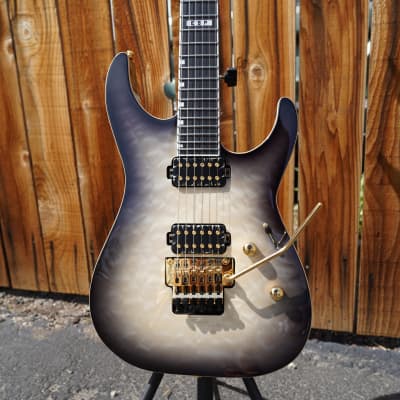 ESP E-II M-II - Black Natural Burst 6-String Electric Guitar w 