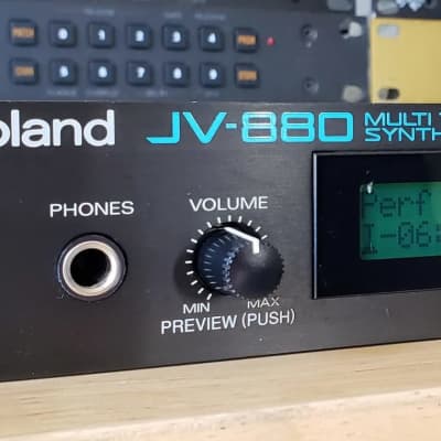 Roland JV-880 synthesizer w/ Dance Module | 1990s | Made In Japan