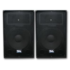 PAIR 15" PA/DJ Speakers & 2 18" Inch Subwoofer Cabs~NEW image 5