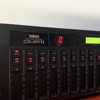 Yamaha DMP 11 digital Mixer / 8-Kanal / 1990 Schwarz / Pro Serviced / idealer Vormischer im Rack image 6