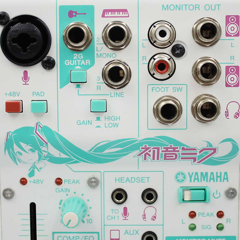 Yamaha AG03-MIKU Hatsune Miku Limited Edition Webcasting Mixer 3