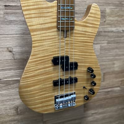 Sire Marcus Miller P10 4- string bass 2021 - Natural Gloss Flame Top. 8lbs 5oz w/ gig bag image 1