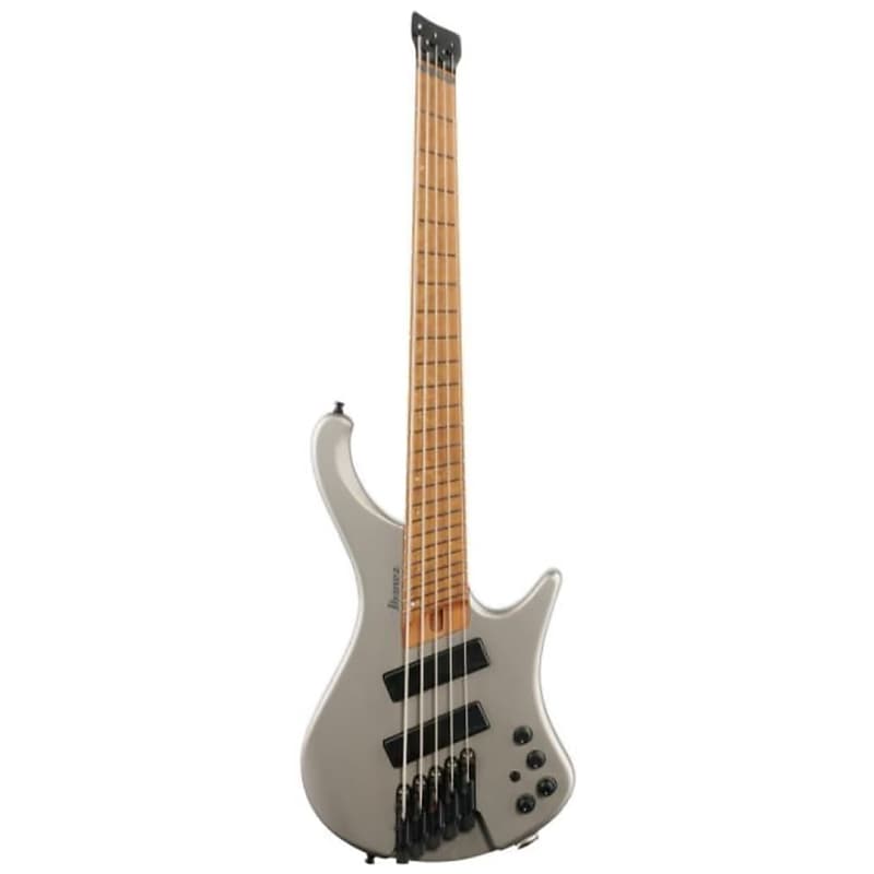 Ibanez Ehb1005Sms-Mgm Ehb Series 5-String Short Scale Headless Electric  Bass, Metallic Gray Matte