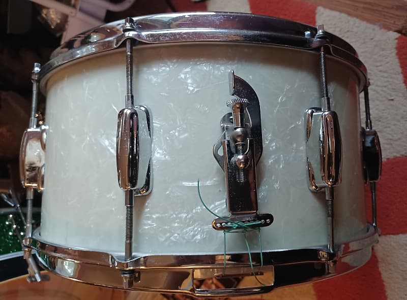 Slingerland WMP Custom 7 x 15   Concert Snare drum 1958 (stamped) image 1