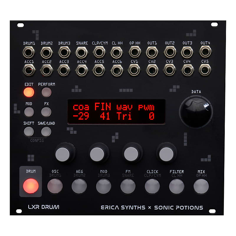 Erica Synths LXR Drum Eurorack Drum Machine Module | Reverb Australia