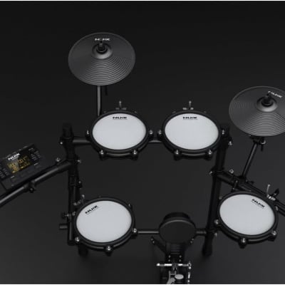 NuX DM-210 All Mesh Head Entry-Level Recordable Digital Drum Kit with Mesh Drum Pads, Independent Kick Drum, Diverse Sound Library, and Coach Function image 5
