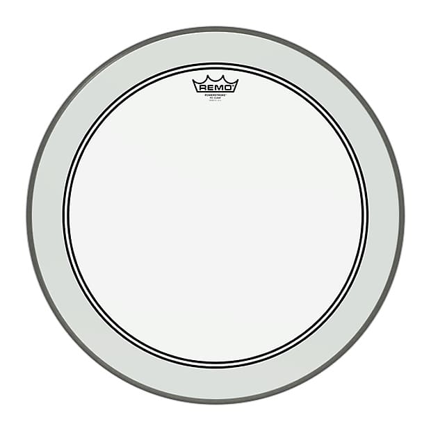 Remo Powerstroke 3 Bass Drum Head, Clear, 22 Inch image 1