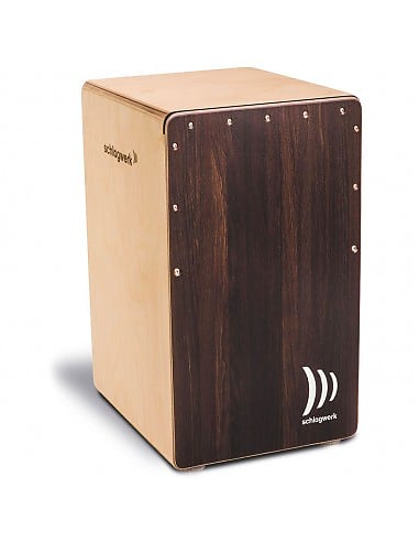 CP408 ST - 2inOne Snare Cajon Dark Oak - Soft Touch Schlagwerk image 1