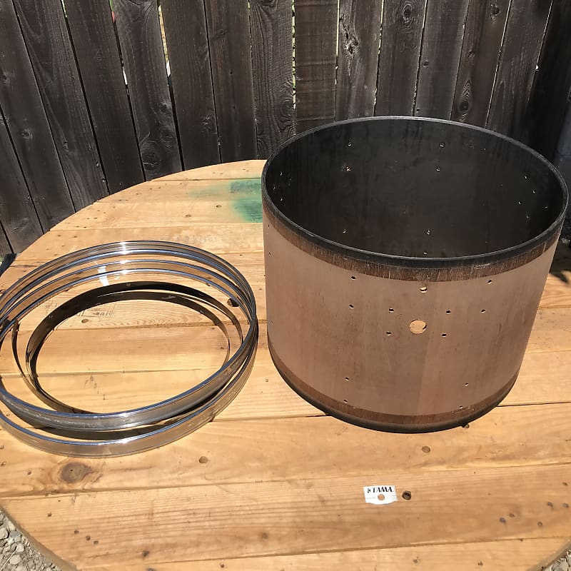 TAMA Rockstar 16x22 Mahogany Bass Drum Shell & Hoops (Project Reverb