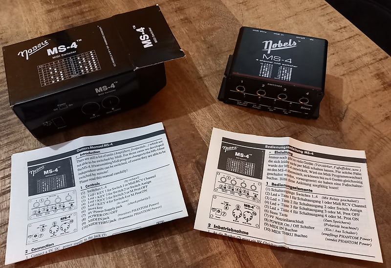 Nobels MS-4 MIDI Switcher | Reverb