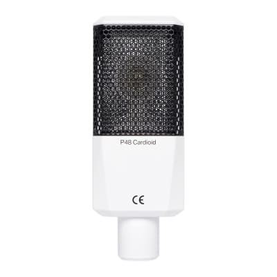 Lewitt LCT 240 PRO Cardioid Condenser Recording Studio Microphone, White image 2
