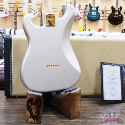 Fender Custom Shop Robert Cray Signature Stratocaster AA Birdseye Maple Neck Hardtail NOS Inca Silver image 11