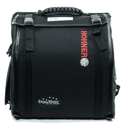 Hohner Bravo III 72 Bass Black Piano Accordion Acordeon +GigBag, Straps, Shirt Authorized Dealer image 3