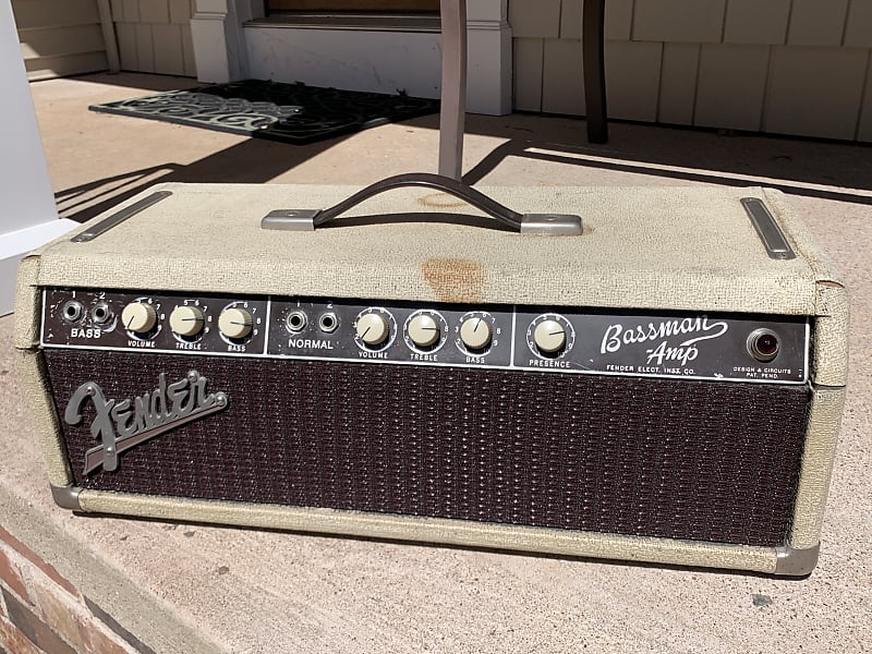 Fender Bassman 6G6-A Brownface 50-Watt Guitar Head 1962 | Reverb