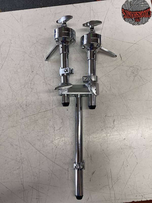 Yamaha Bass drum double Tom mount Chrome Reverb