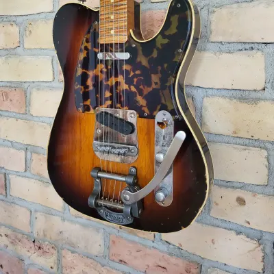 Haar Custom Trad T Telecaster Bigsby Reliced Tobaco Burst image 16