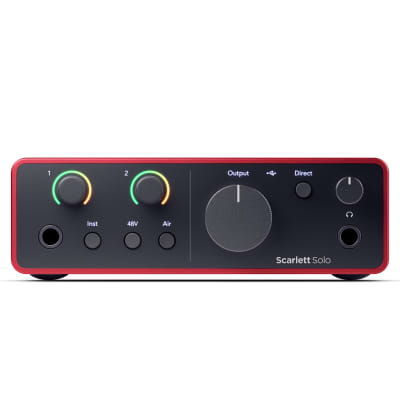 Focusrite Scarlett Solo 4th Gen USB Audio Interface