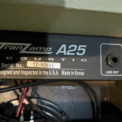 Genz Benz Tranzamp A25 25 Watts 4 Ohm Acoustic Combo Amp image 7